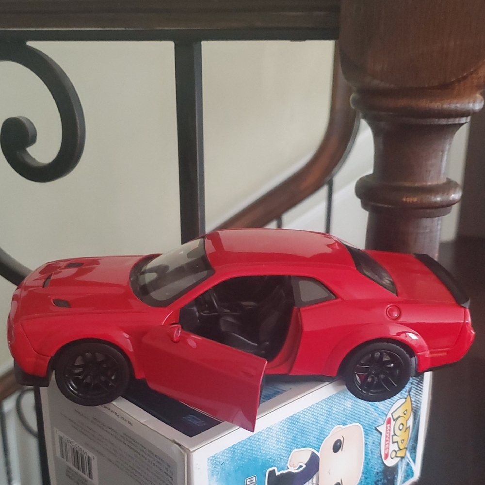 Red Toy Car with Opening Doors